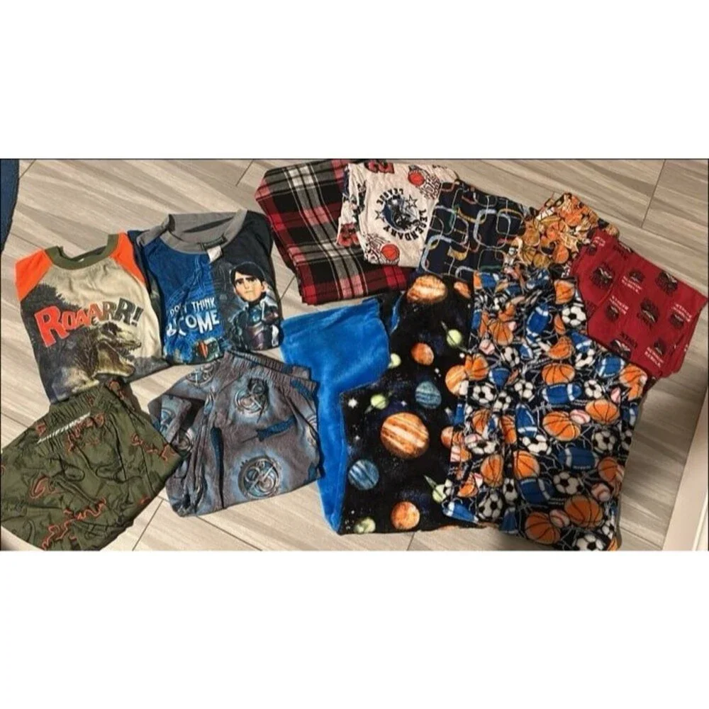 Lot of boys pajamas